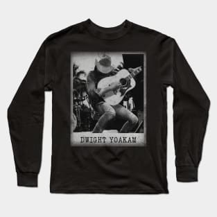 Dwight Yoakam // Minimalist Fanart Tribute Long Sleeve T-Shirt